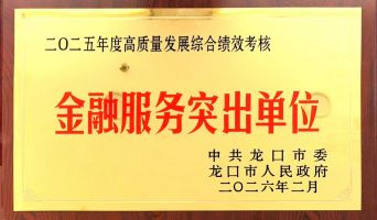 深耕龍口，服務地方——平安產險龍口支公司獲評“龍口市金融服務突出單位”
